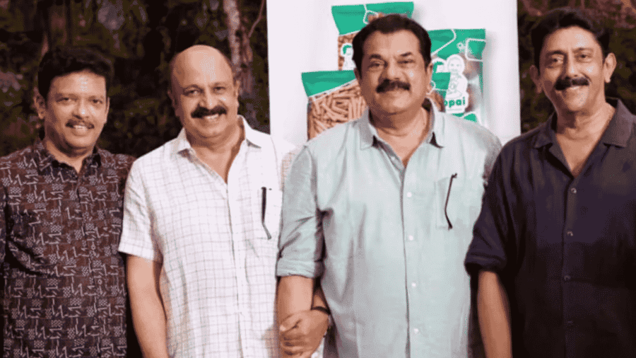Jagadish, Mukesh, Siddique, and Ashokan in Pathira Kurukkan