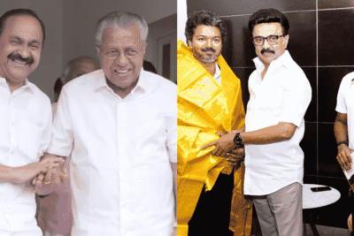 The Chief Ministers Who Knocked on Their Rivals’ Doors: VD Satheesan and C Joseph Vijay Set a Tone