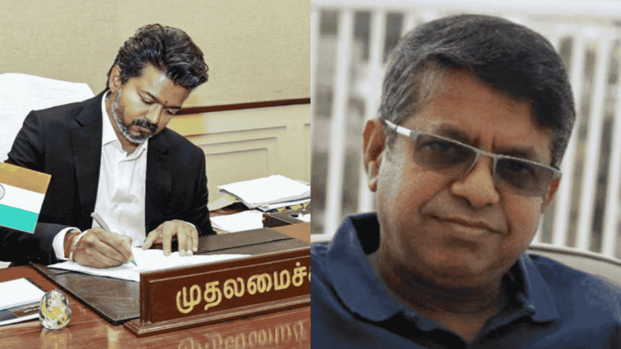 Vijay personal astrologer Radhan Pandit Vettrivel