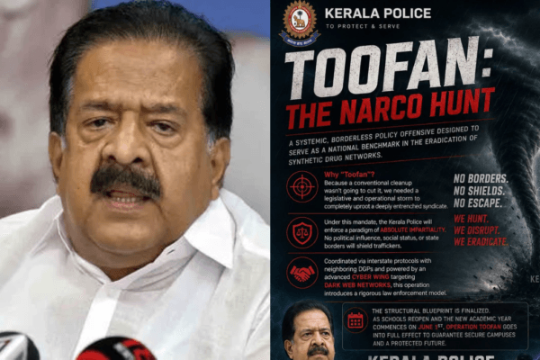 Kerala Launches ‘Operation Toofan’ to Dismantle Drug Mafia, Revamp Police Stations