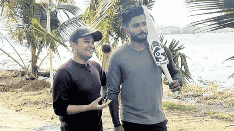 sanju samson with basil joseph