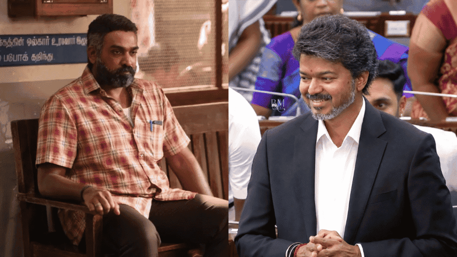 vijay sethupathi in maharaja, chief minister vijay in tamil nadu assembly