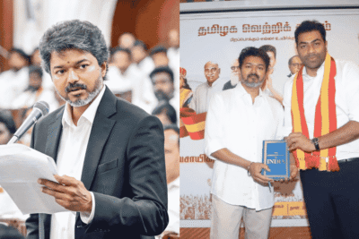 Aadhav Arjuna Clarifies TVK Stance Amid Sanatan Row: “Not Against Hindus, But Hindutva”