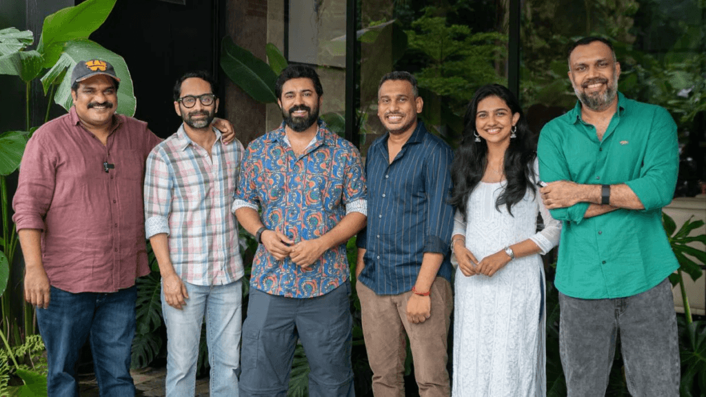 Fahadh Faasil, Dileesh Pothan, Syam Pushkaran, Girish A.D., Nivin Pauly and Mamitha Baiju