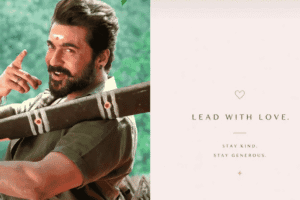 Suriya Posts ‘Lead with Love, Stay Kind’ as RJ Balaji and Editor Face Fan Backlash Over Karuppu Credits