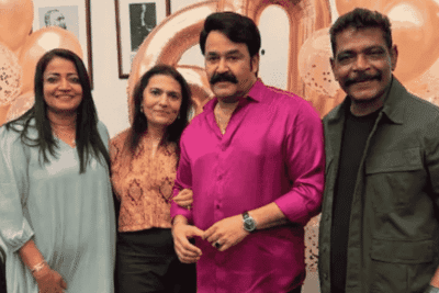 Mohanlal Celebrates His Wife Suchitra’s 60th Birthday in Singapore