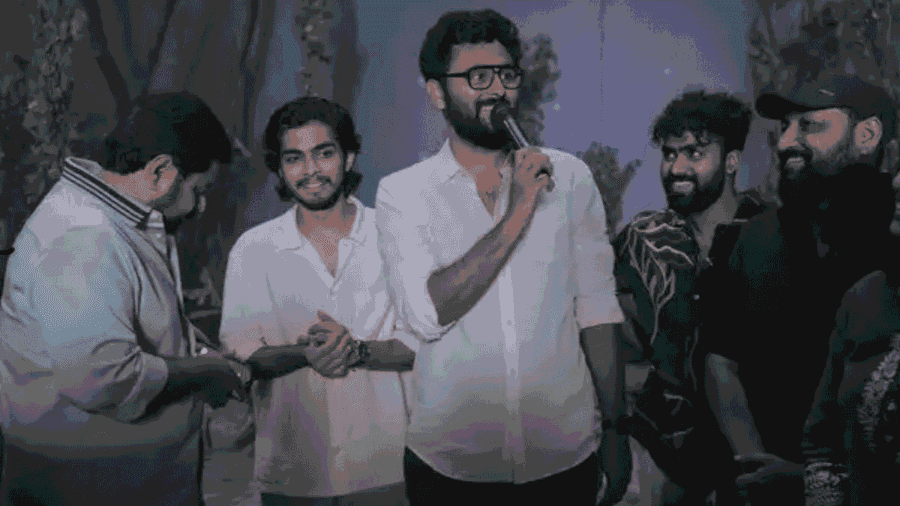 Naslen and Abhinav Sunder Nayak in Mollywood Times set