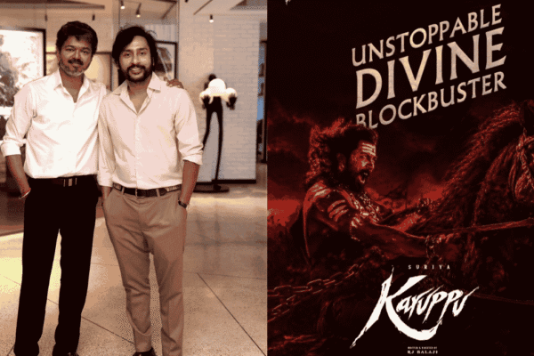 ‘With the Man Who Started It All’: RJ Balaji Visits Thalapathy Vijay After Karuppu’s Success