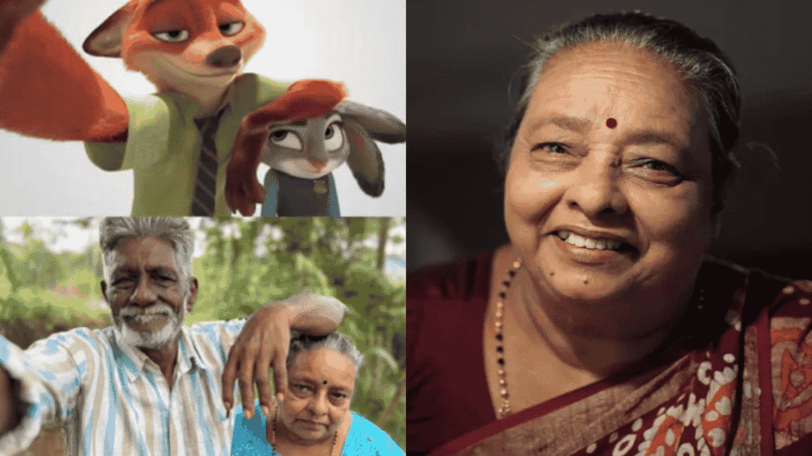 Retnamma and Thulasidharan Zootopia reel, Retnamma