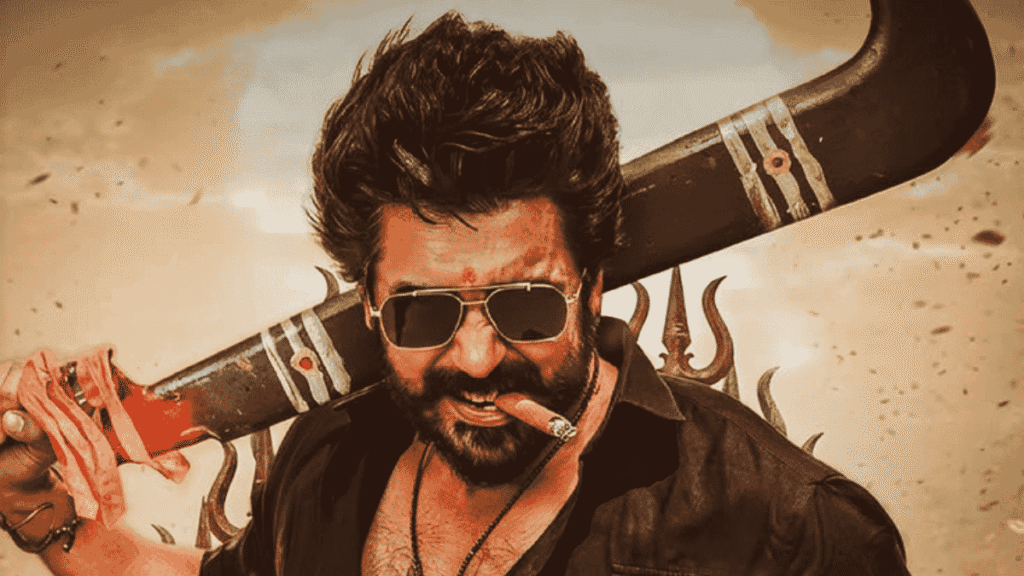 Suriya in an iconic, intense avatar from the record-breaking fantasy actioner 'Karuppu'.