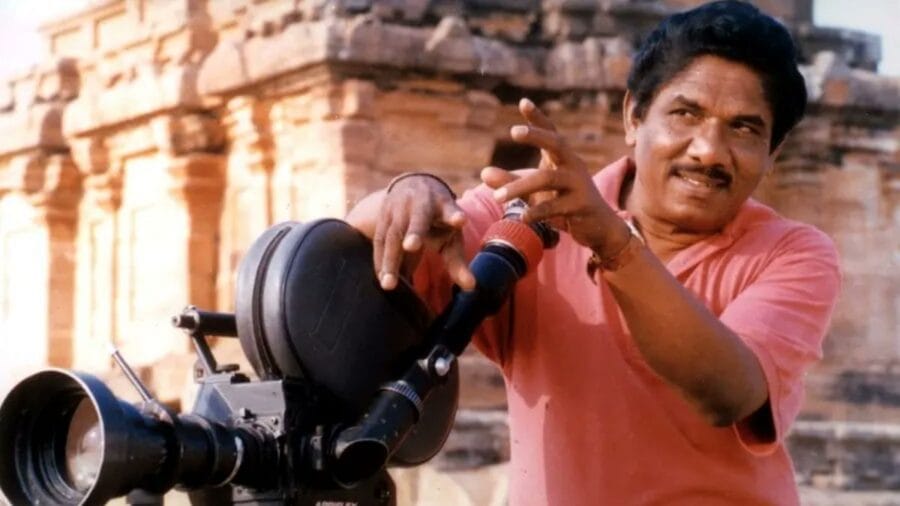 bharathiraja director with camera