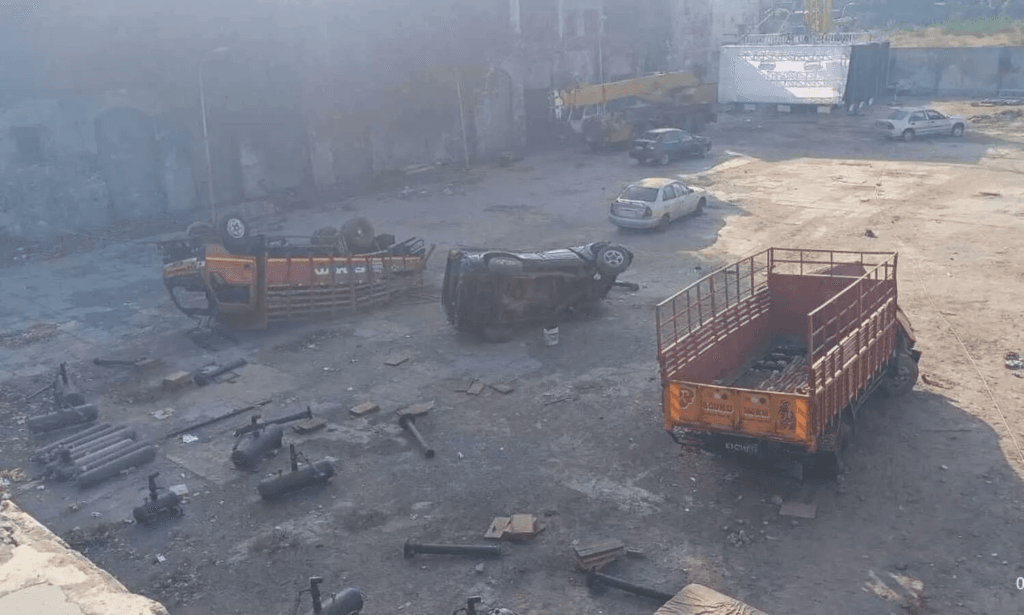 accident on killer set
