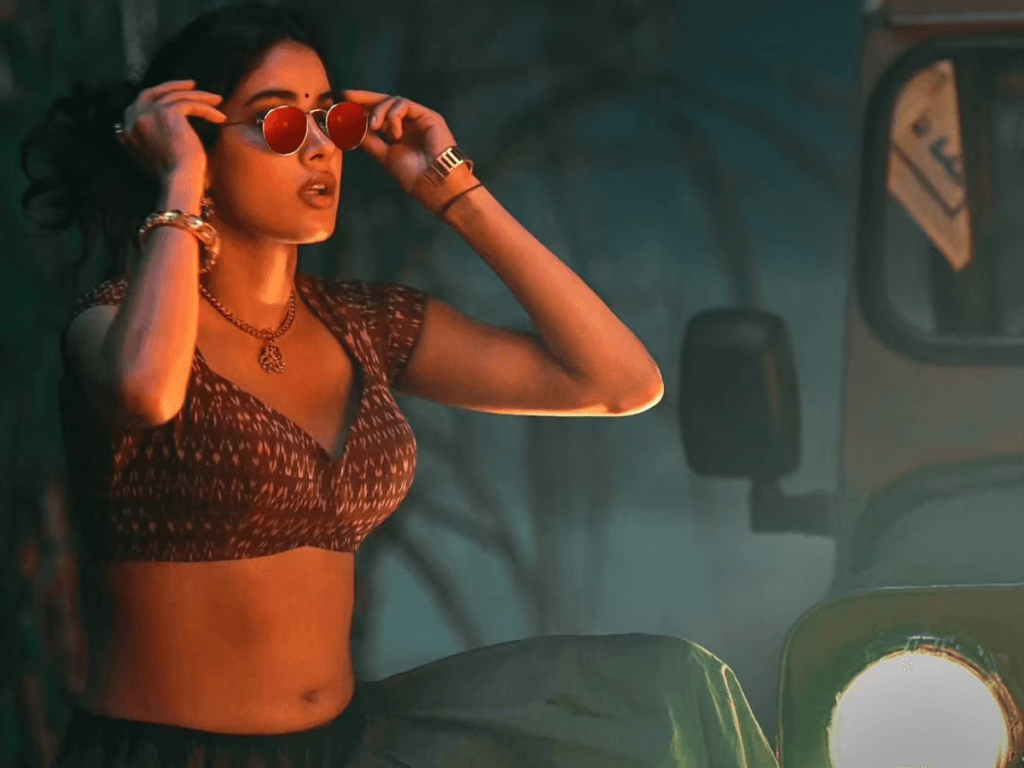  janhvi kapoor from peddi