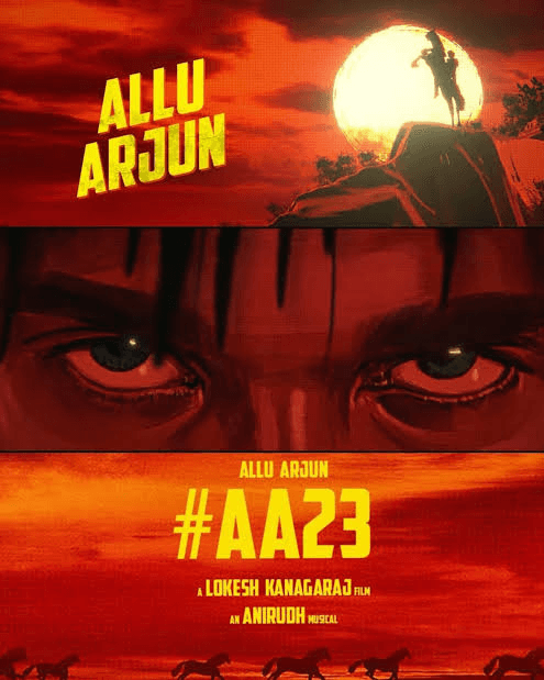 allu arjun aa23 poster