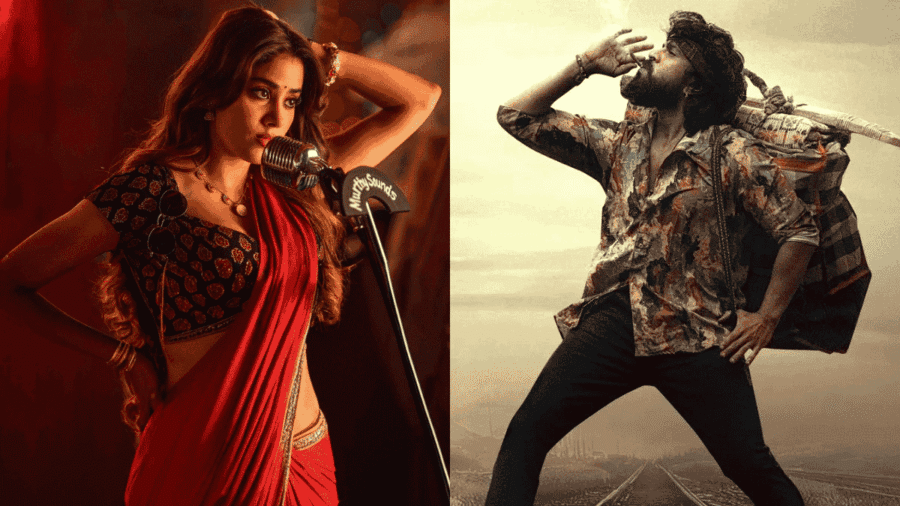 janhvi kapoor in peddi, ram charan in peddi
