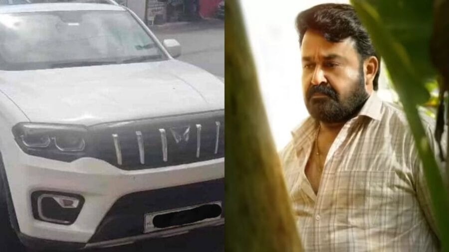 mahindra car, mohanlal in drishyam 3