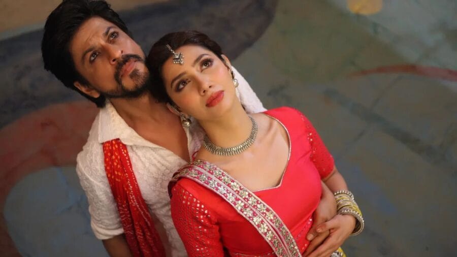 mahira khan and shah rukh khan in raees
