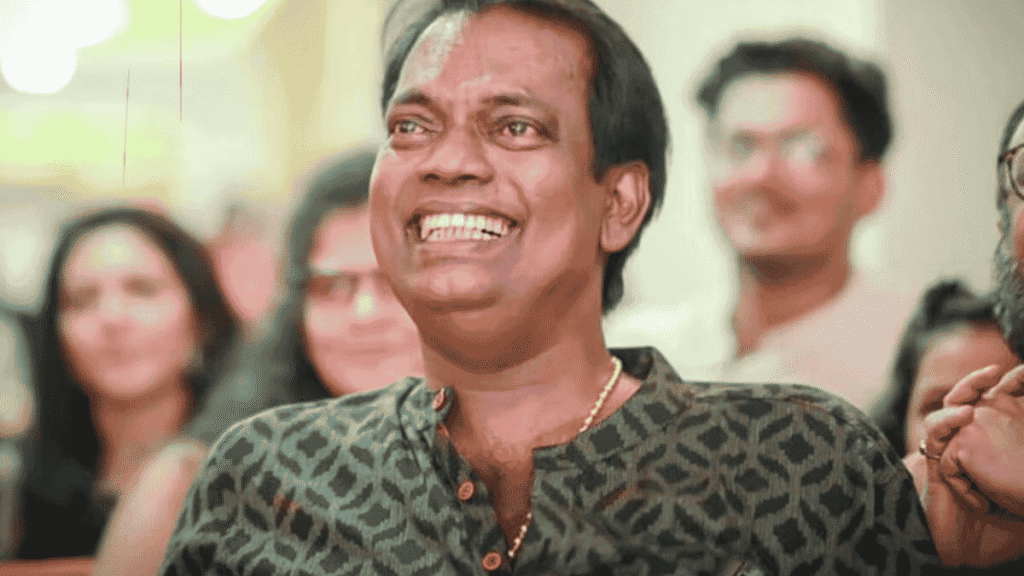 salim kumar smiling