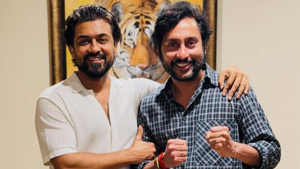 suriya with rj balaji