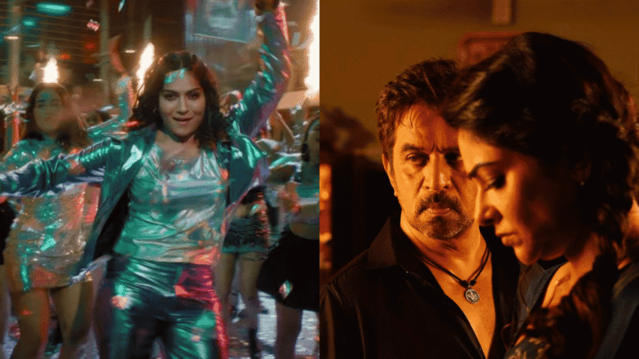 swasika in karuppu, abhirami and arjun in blast