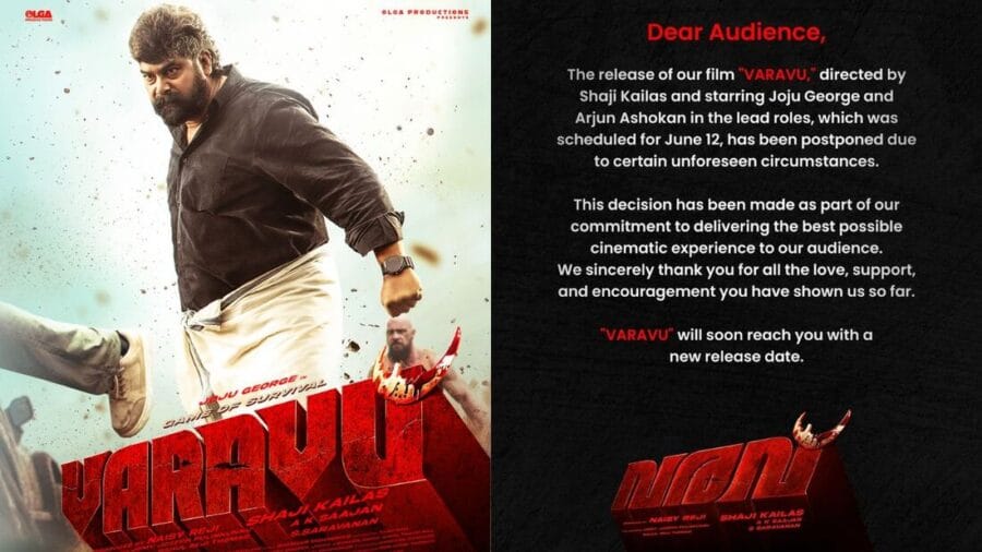 varavu poster, varavu release date postponement announcement